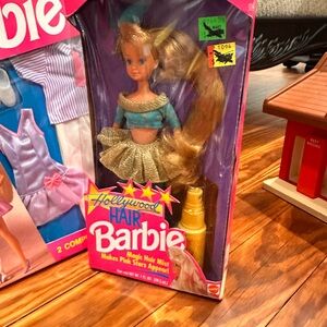 Barbie Hollywood Hair Doll in Sparkling Gold Outfit